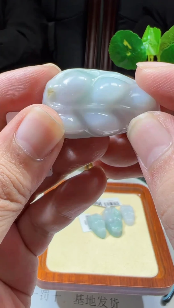 【闪购商品】翡翠颈饰未镶嵌天然翡翠（多样性发）叶子