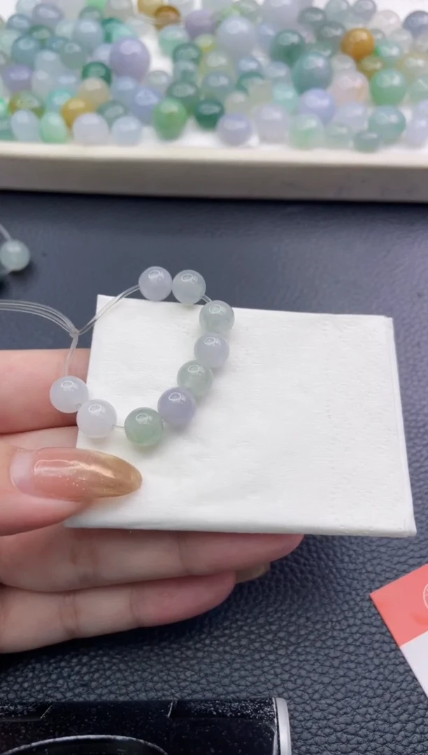 未镶嵌定制翡翠恋*晴珠子