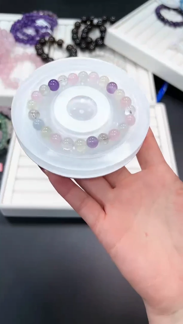 【闪购商品】水晶手串未镶嵌49d多样性发其一/1条默认微瑕