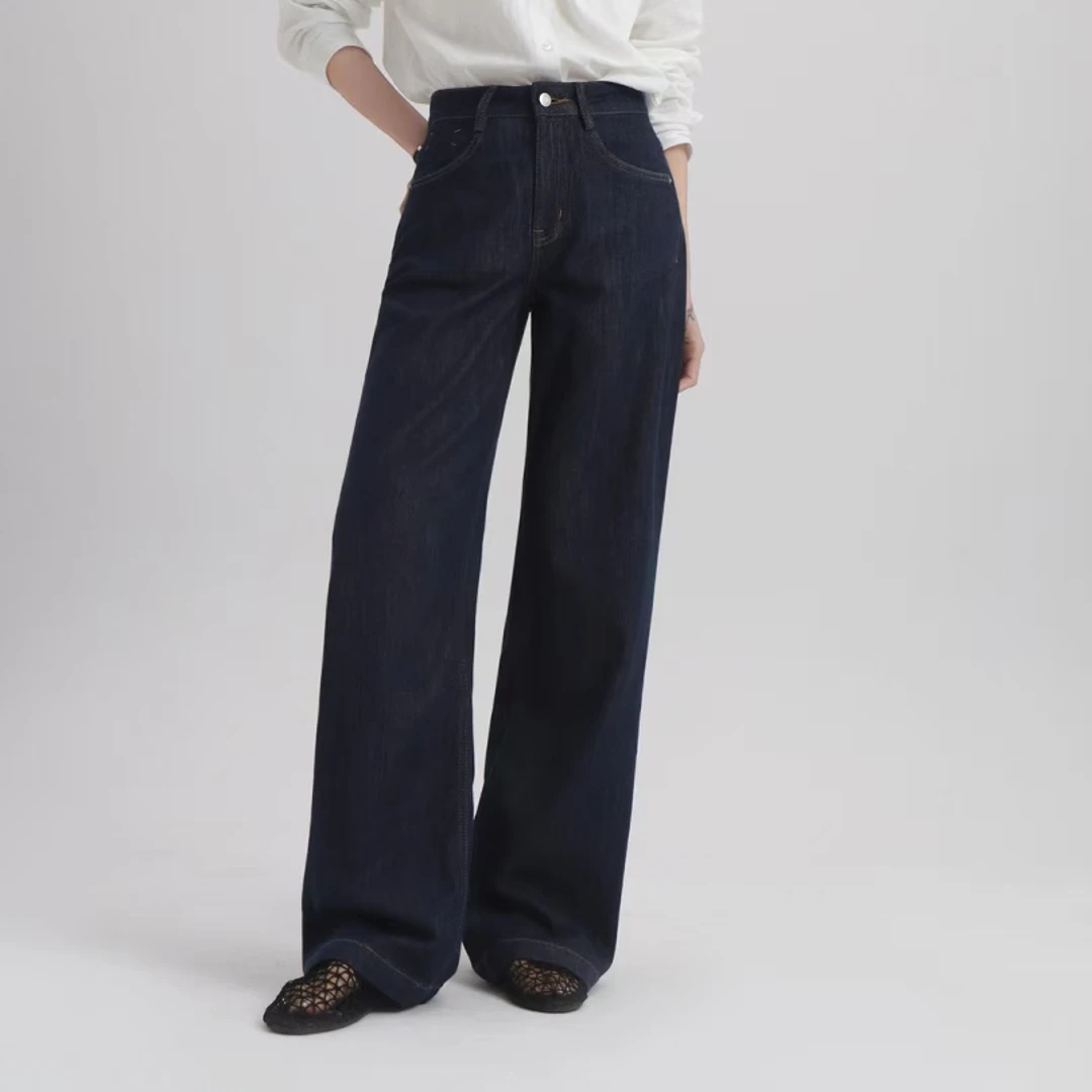 【裤长102-105】年中浮利防褪色直筒裤微弹力1572