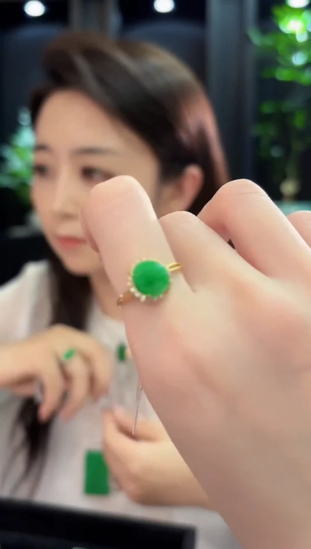 未镶嵌戒指翡翠 缅甸A货/支持复检/一件