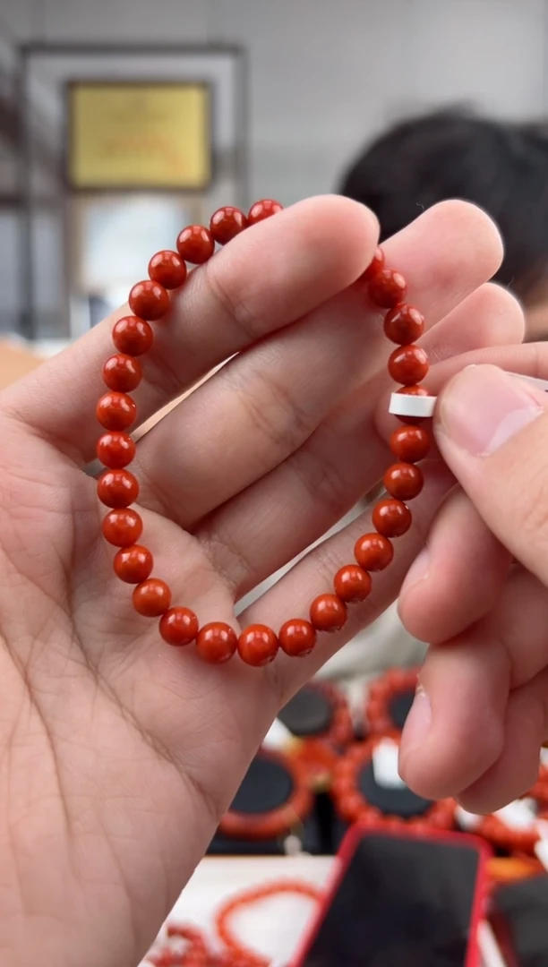 【闪购商品】南红玛瑙单圈未镶嵌6mm@T06785@