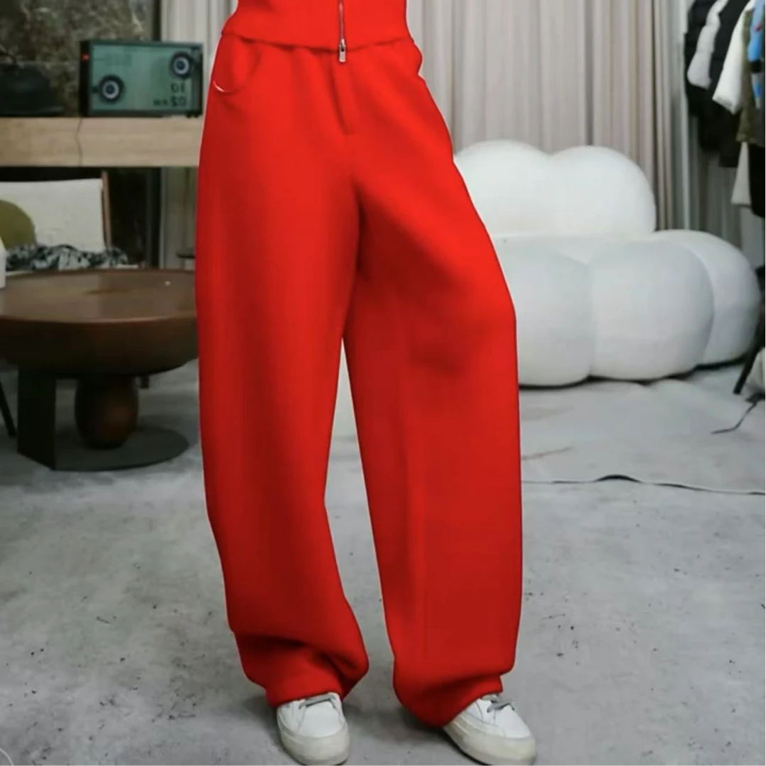 infobyfive2025秋冬二代空气弯刀裤萝卜裤Duang裤一店NF0508027