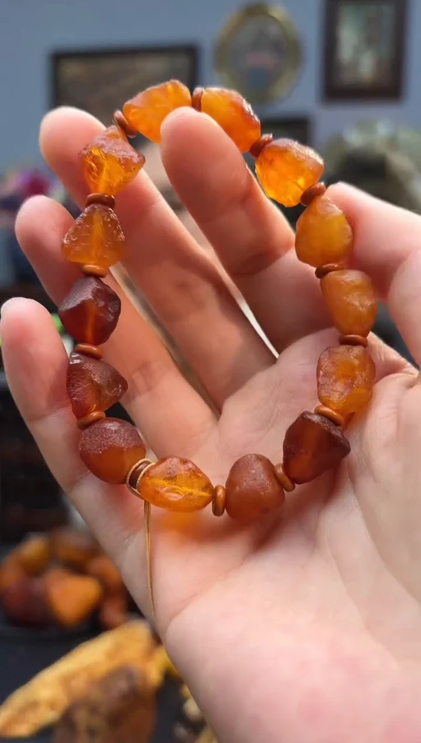 手串琥珀未镶嵌手串