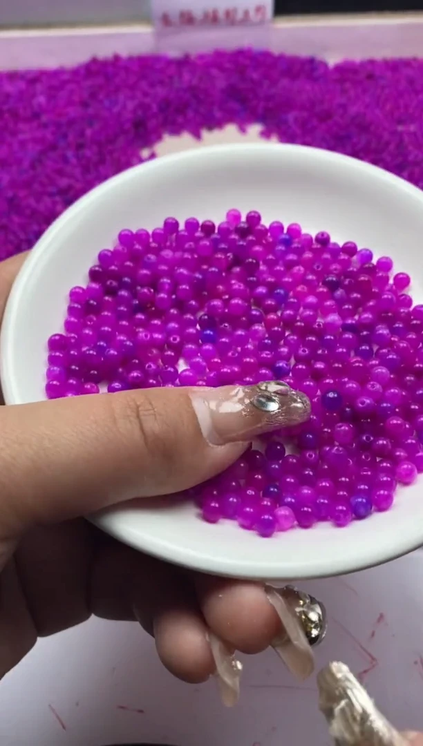 【闪购商品】玛瑙/玉髓颈饰未镶嵌w762舒俱来4mm*200颗