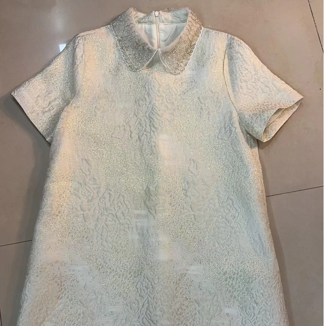 YY458慕之淇淑女风简约优雅气质直筒显瘦连衣裙