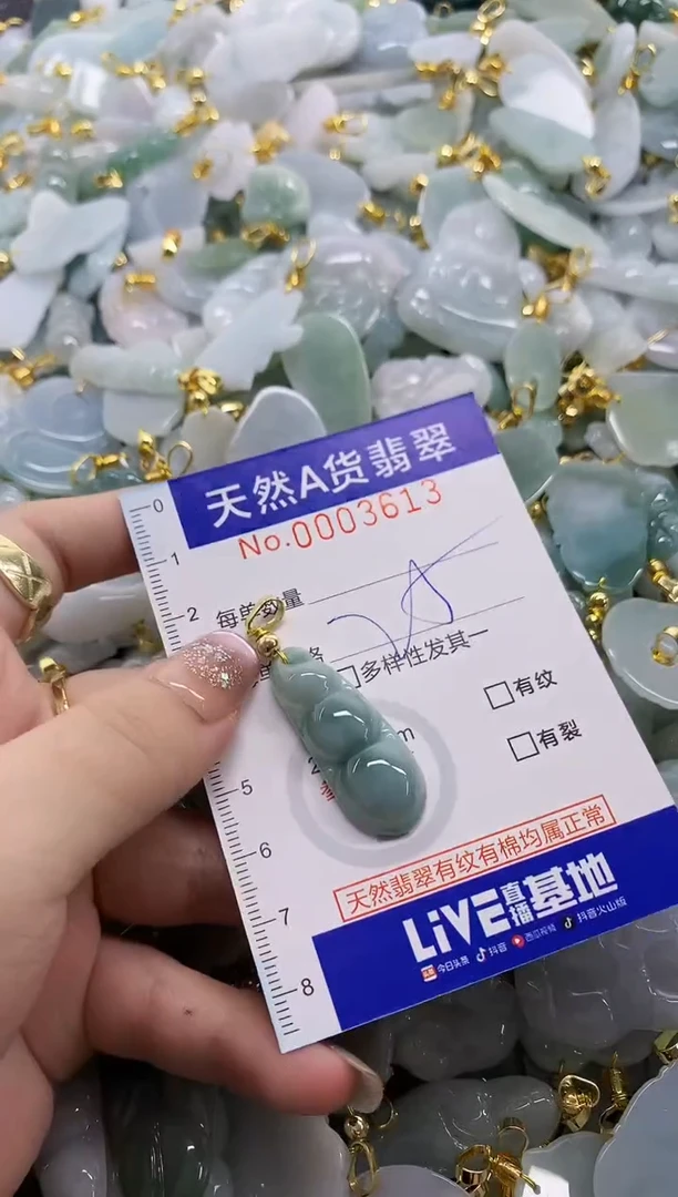 颈饰未镶嵌翡翠天然A货翡翠