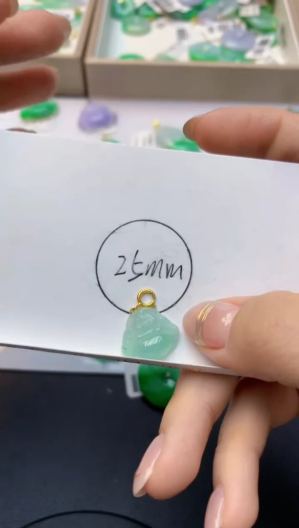 颈饰未镶嵌翡翠天然A货翡翠百元以上9元证书费自理