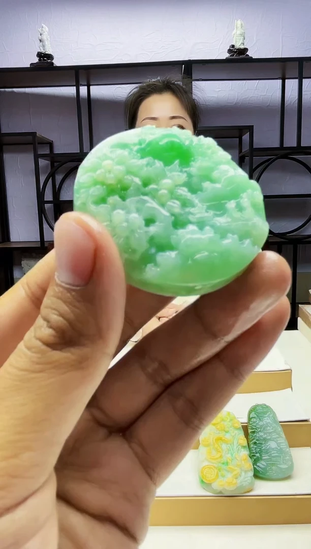【闪购商品】定制翡翠未镶嵌毛货02210233