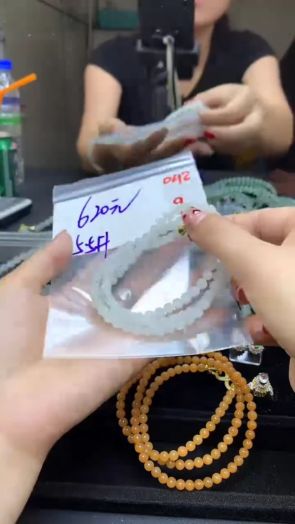 未镶嵌定制翡翠毛货需精细抛光多样性发一件珠串+620元