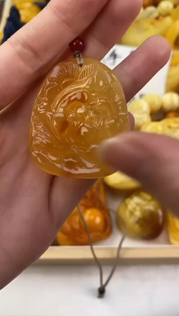 裸石琥珀未镶嵌天然蜜蜡琥珀