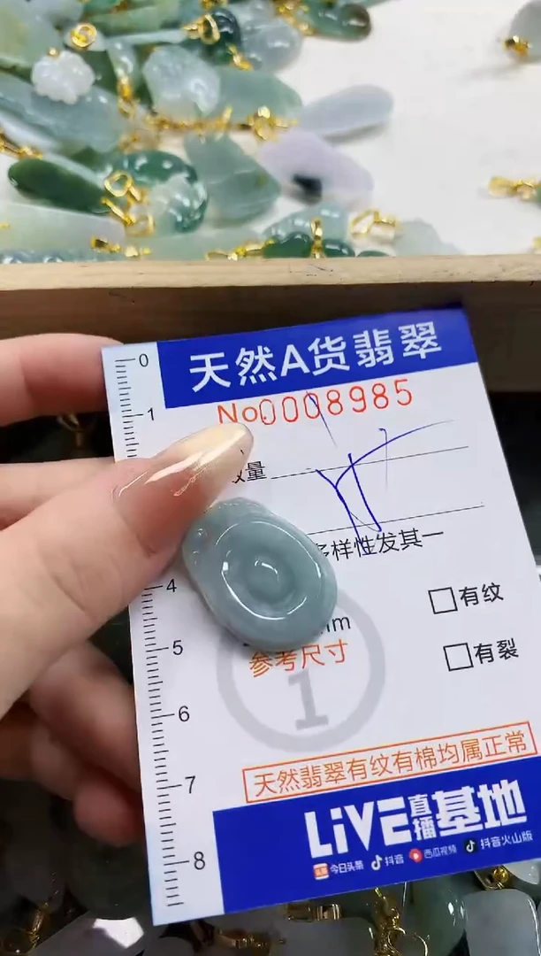 颈饰未镶嵌翡翠天然A货翡翠