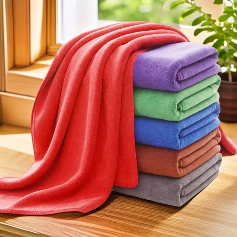 擦车洗车加厚加大超吸水大毛巾不掉毛专业擦车专用巾颜色随机