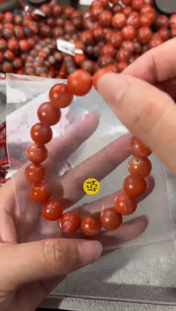 未镶嵌手串南红玛瑙12+6