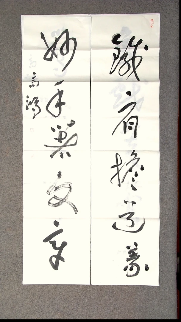 书法王高生 福建漳州 四尺对联