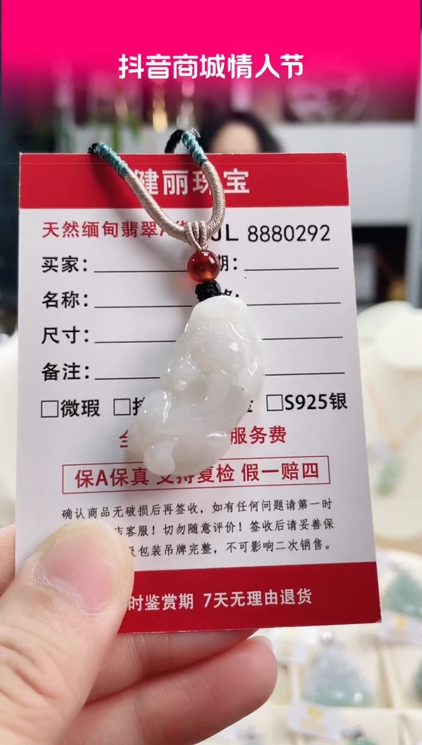 【闪购商品】翡翠颈饰未镶嵌天然缅甸翡翠 貔貅