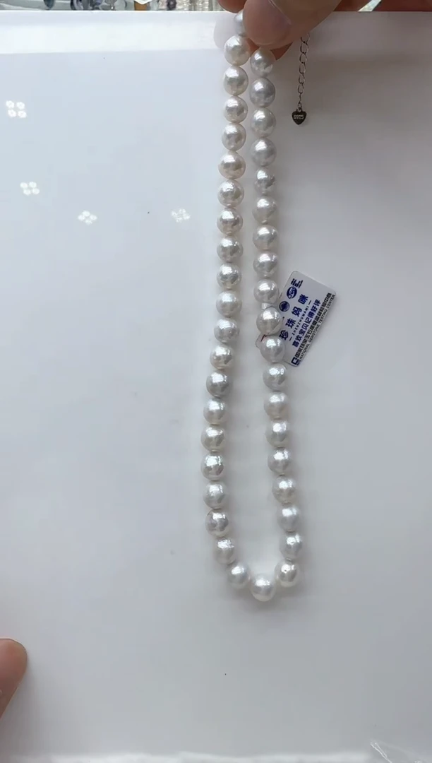 【闪购商品】淡水珍珠颈饰银S925镶嵌非基地发货不带证书
