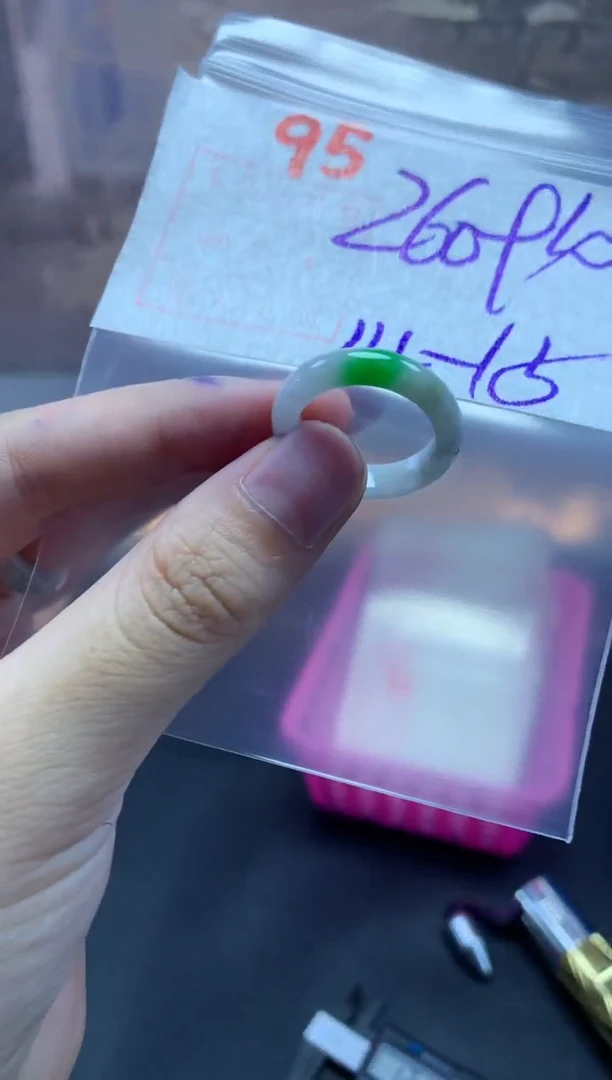 未镶嵌定制翡翠戒圈14-15#270毛货需精细抛光