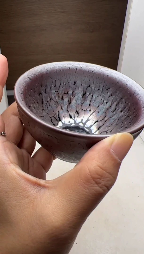 茶盏建窑建盏 浮雕油滴