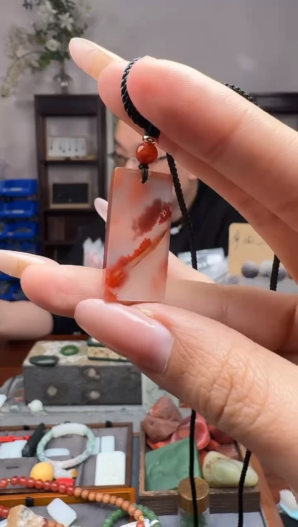 未镶嵌南红玛瑙挂件p3142