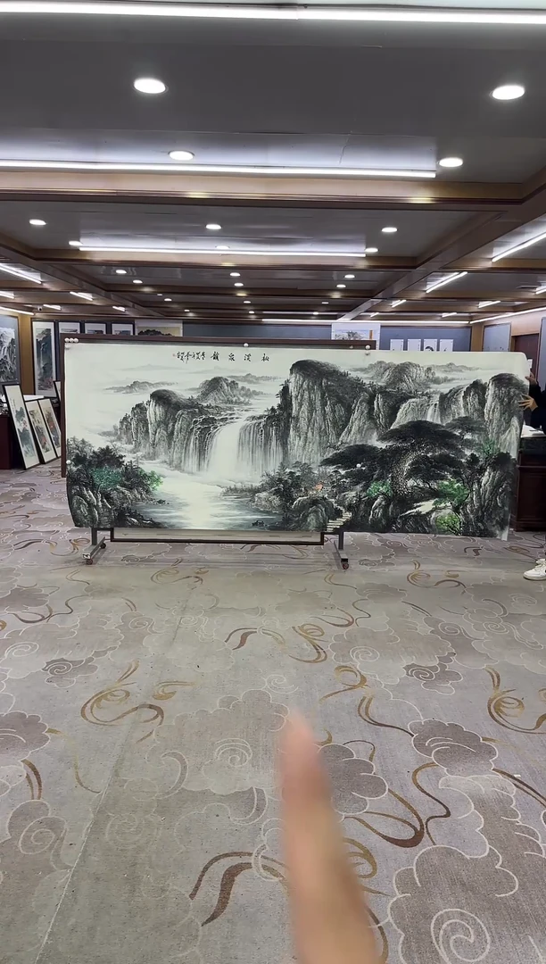 绘画Y-邵明义-大丈二-山水画