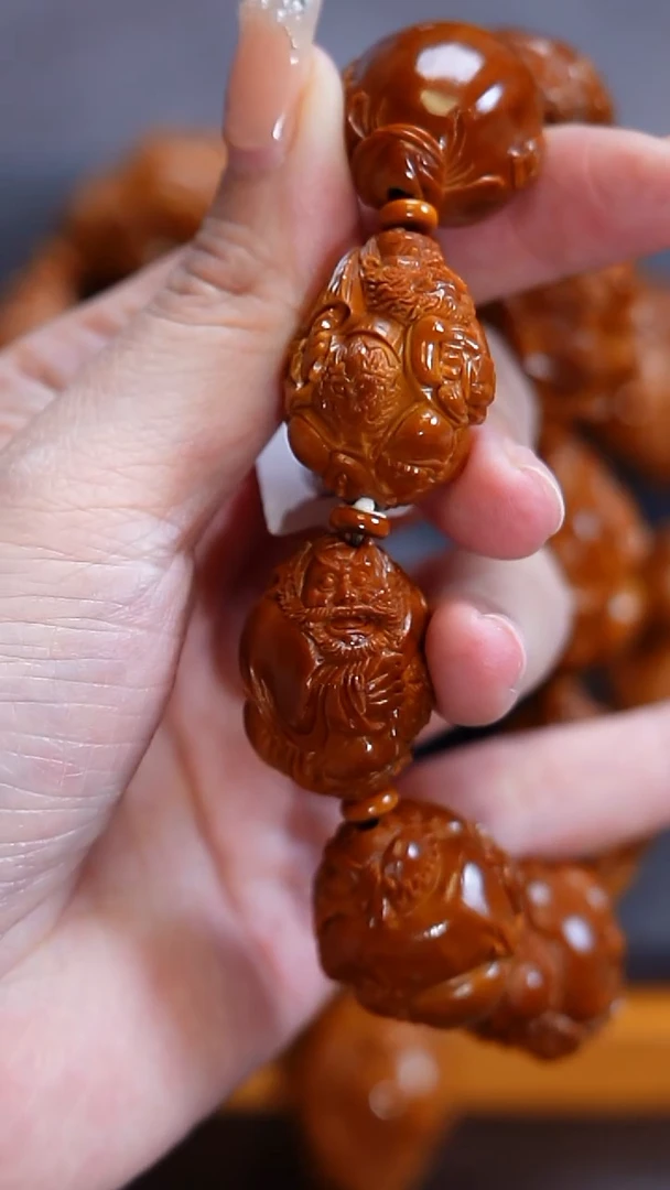 手串/手链橄榄核老***鸦手串/手链 橄榄