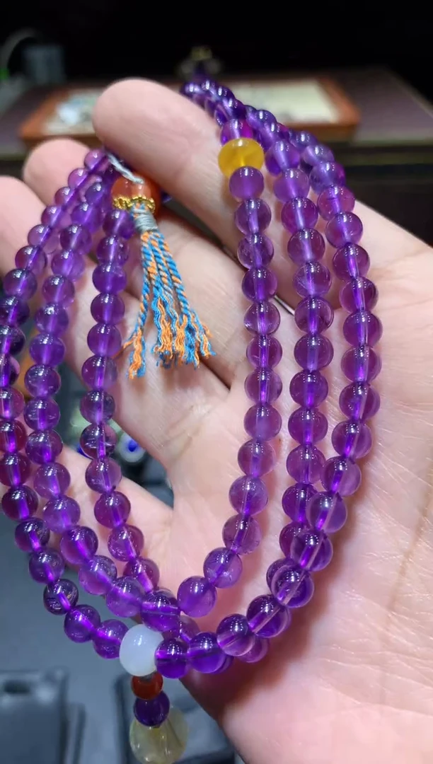 【闪购商品】紫晶颈饰未镶嵌H109【所见即所得】