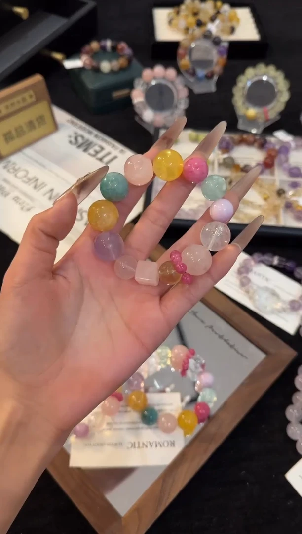 合金手链水晶多宝手链x3169