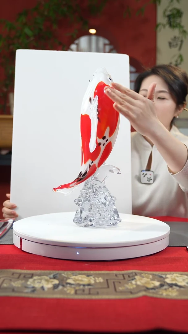 【闪购商品】琉璃手工艺品昭和鱼跃龙门