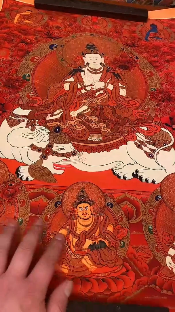 装裱画精美唐卡tk16172