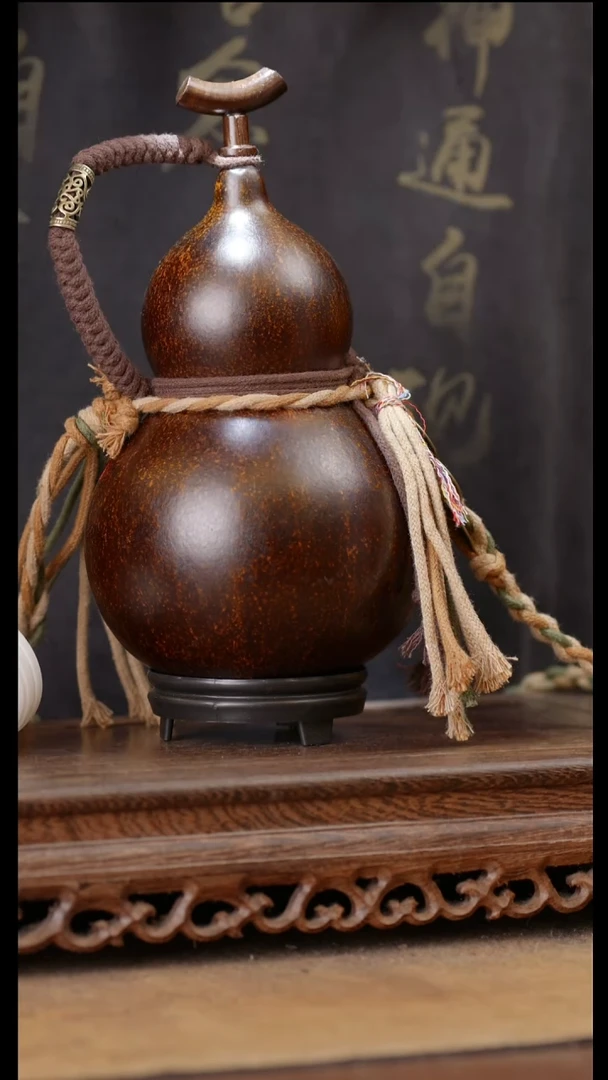 112号精品天然大漆酒葫芦一物一拍~