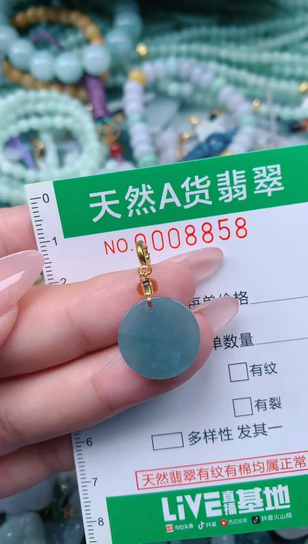 翡翠未镶嵌颈饰.0008858