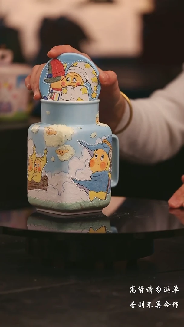 陶瓷景德镇可爱设计师款陶瓷