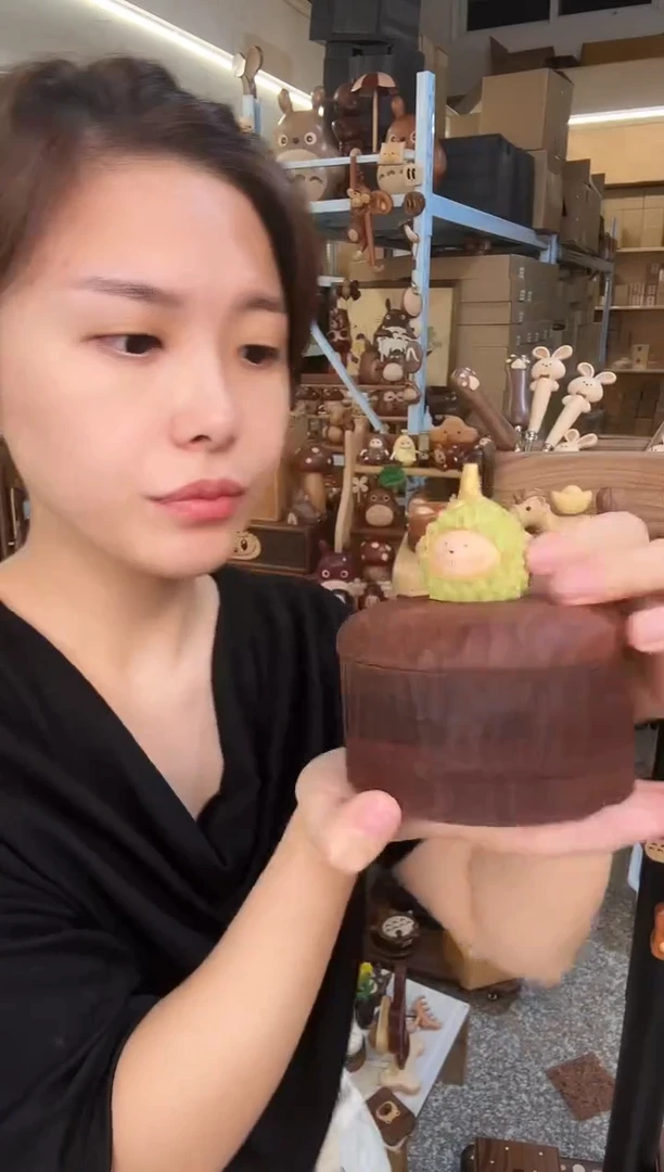 木榴莲手雕沙比利罐