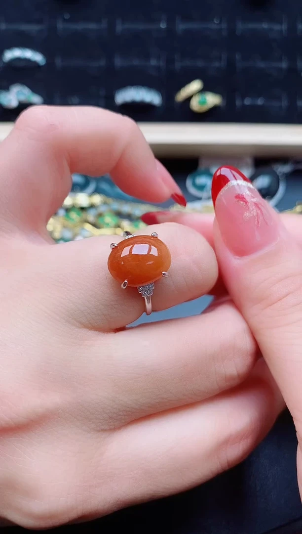 【闪购商品】翡翠戒指银S925镶嵌1212