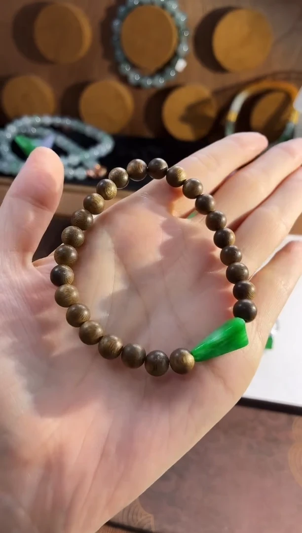 未镶嵌手链翡翠手串