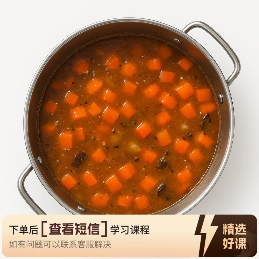 【主厨Will】牛肉高汤的制作步骤（留意短信解锁课程）