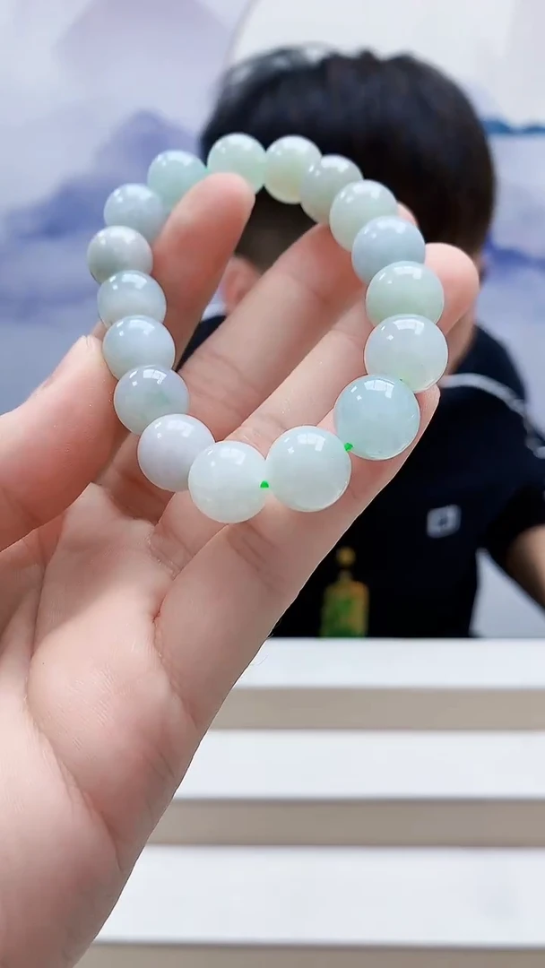 未镶嵌定制翡翠4868bb-毛货手串42