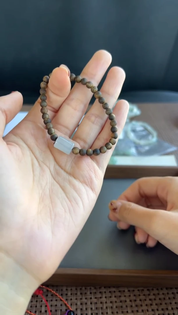 未镶嵌手串翡翠704号买断