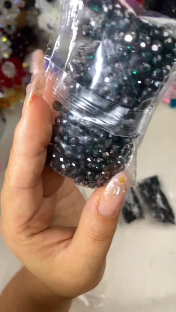 玻璃29120卡4水晶500颗半镀绿色