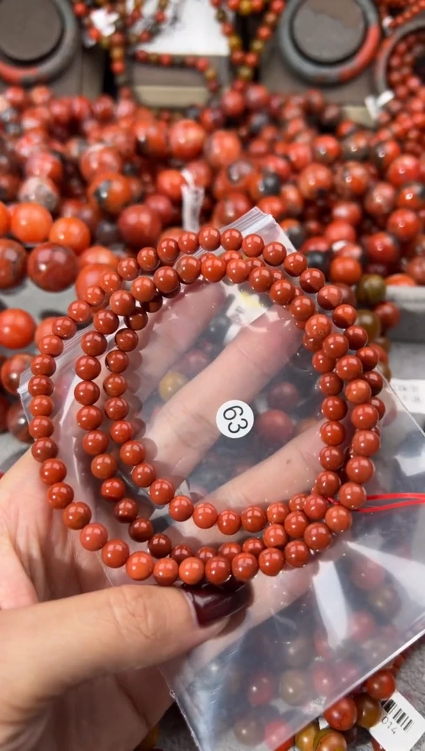 未镶嵌手串南红玛瑙6+