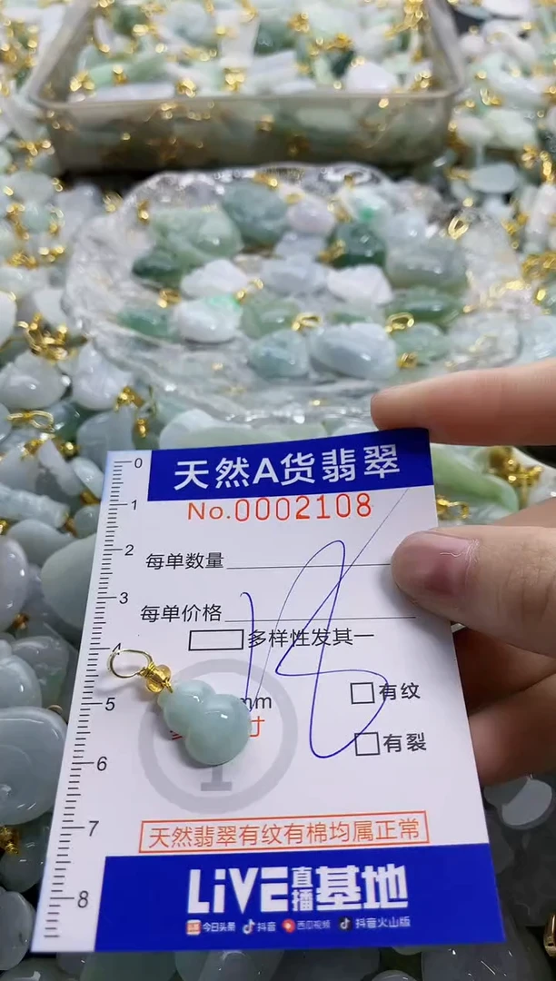 颈饰未镶嵌翡翠纯天然a货翡翠