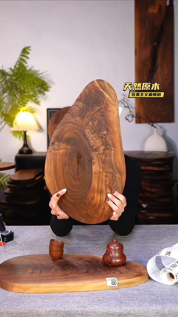 木北美黑胡桃原木.干裂疤结不属于商品质量问题完美主义者慎拍