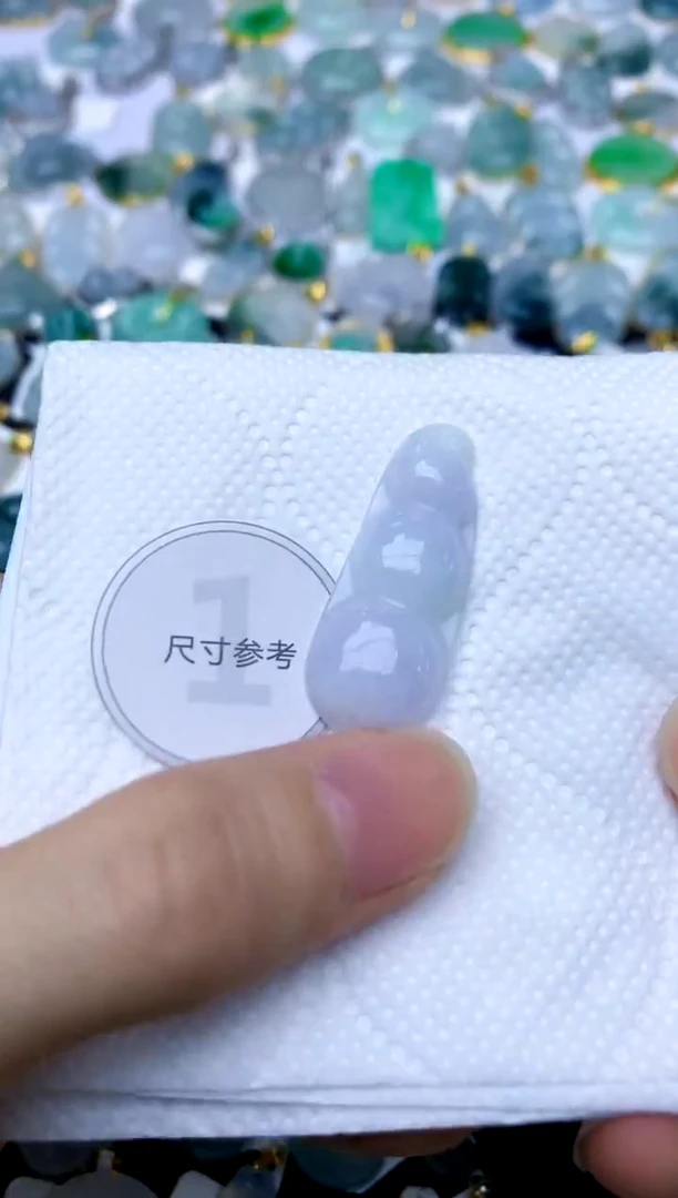 颈饰未镶嵌翡翠天然A货翡翠