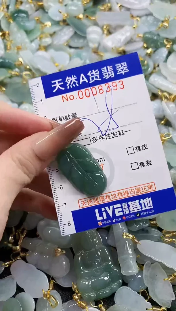 颈饰未镶嵌翡翠天然A货翡翠