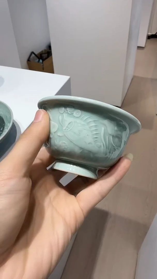 青瓷手工茶器包邮