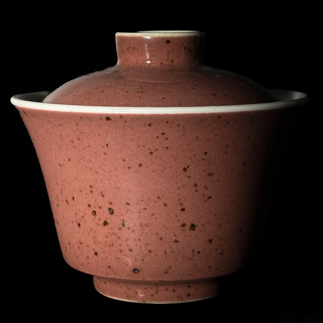 3-11克勤堂枣红盖碗