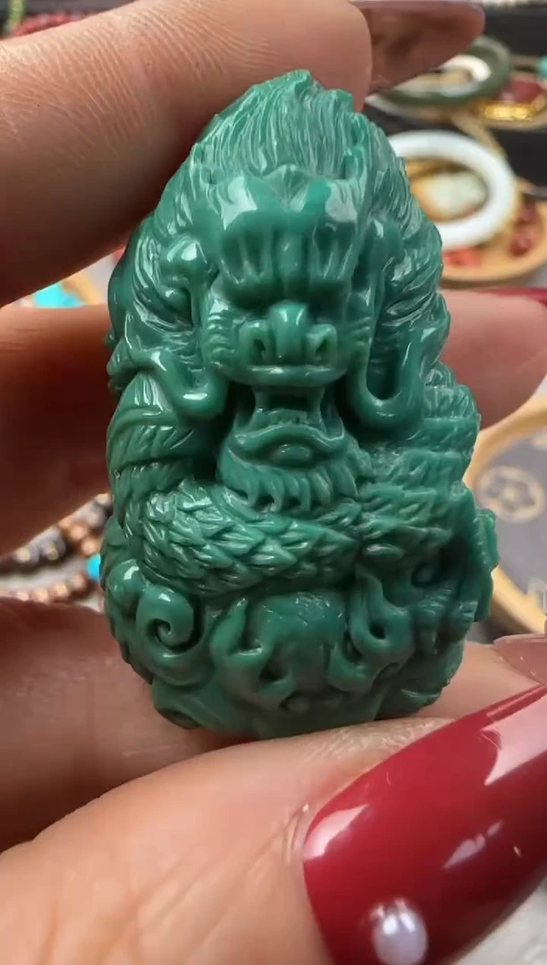 未镶嵌绿松石吊坠(不含链)绿松石