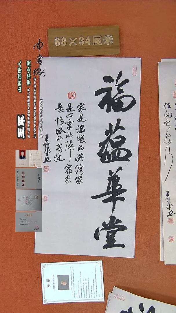 【闪购商品】书法482王军书法作品