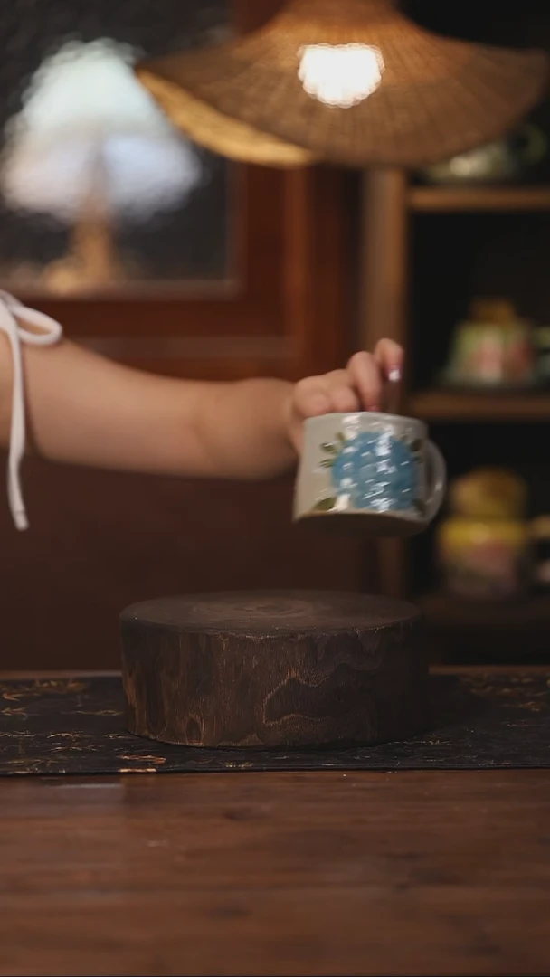 陶瓷景德镇高温釉下手绘陶瓷386